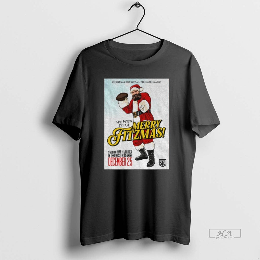 Official Ryan Fitzpatrick We Wish You Merry Fitzmas - Adult & Kids T-Shirts, Sweatshirts & Hoodies apparel design preview 1