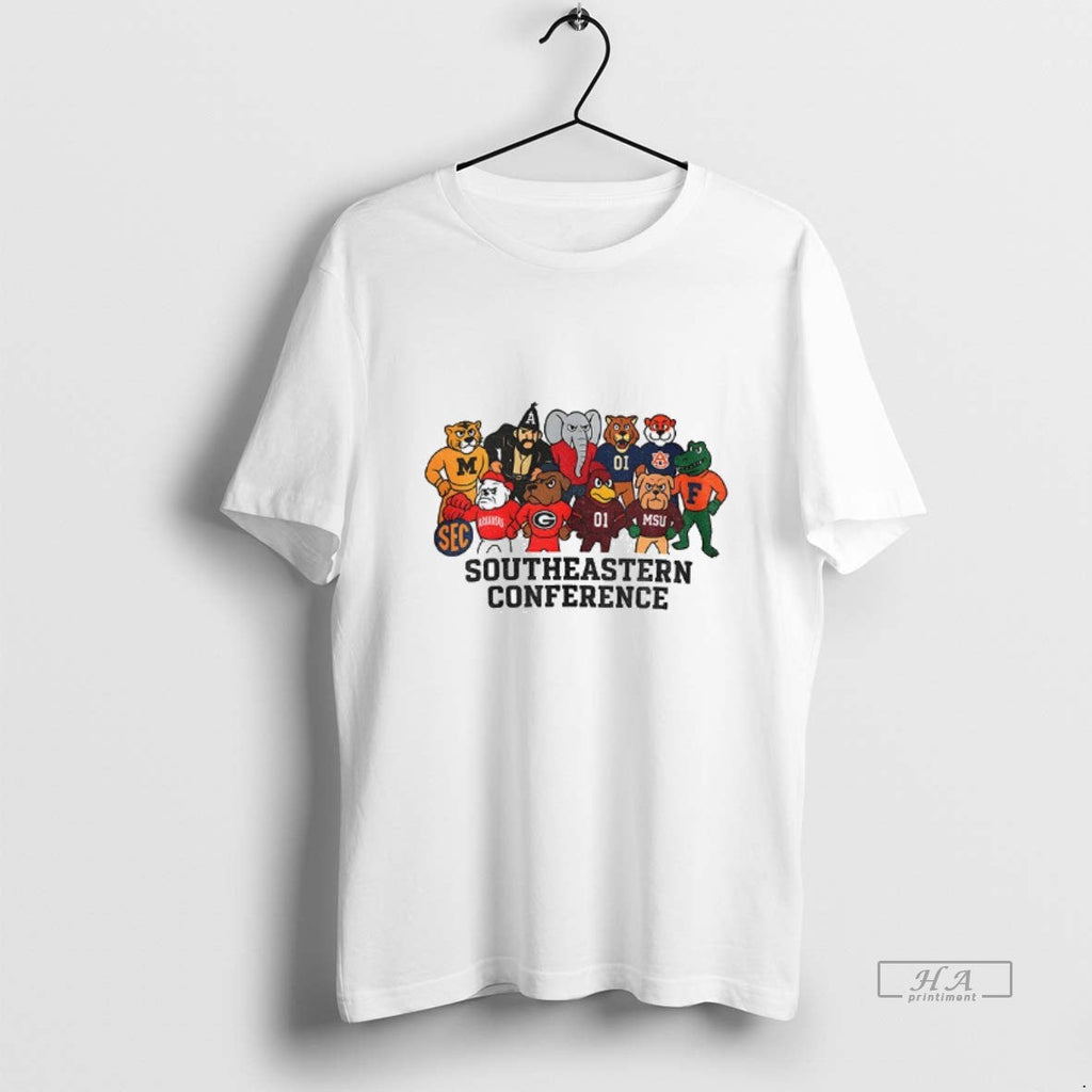 Official Sec Team Spirit Modern Southeastern - Adult & Kids T-Shirts, Sweatshirts & Hoodies apparel design preview 1