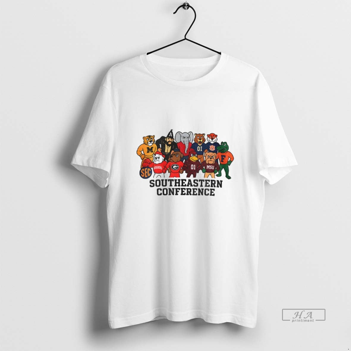 Official Sec Team Spirit Modern Southeastern - Adult & Kids T-Shirts, Sweatshirts & Hoodies apparel design preview 1