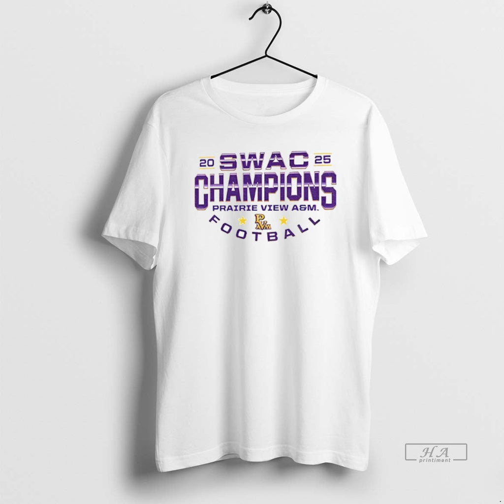 Official Swac Prairie View Am Champions Football 2025 - Adult & Kids T-Shirts, Sweatshirts & Hoodies apparel design preview 1