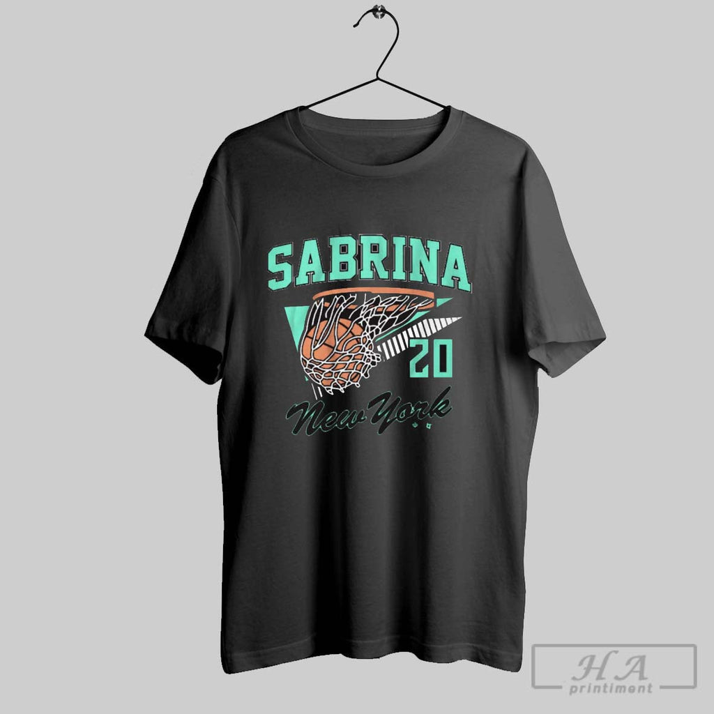 Official Sabrina Ionescu Retro Swish 20 New York - Adult & Kids T-Shirts, Sweatshirts & Hoodies apparel design preview 1