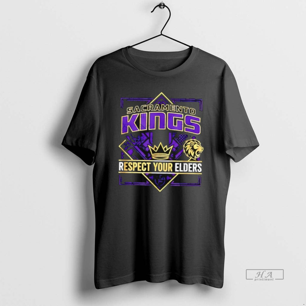 Official Sacramento Kings Respect Your Elders - Adult & Kids T-Shirts, Sweatshirts & Hoodies apparel design preview 1