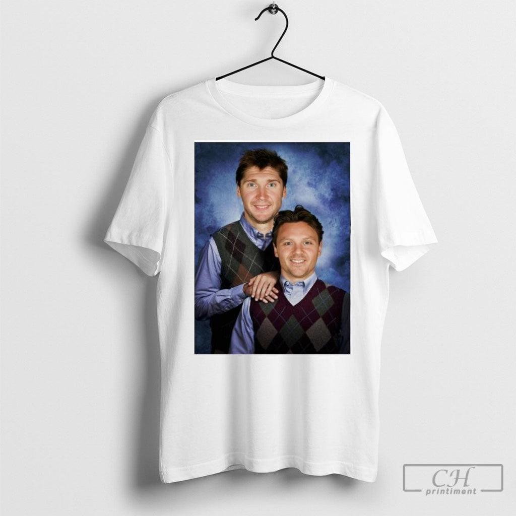 Official Sam Reinhart Sergei Bobrovsky Step Brothers - Adult & Kids T-Shirts, Sweatshirts & Hoodies apparel design preview 1