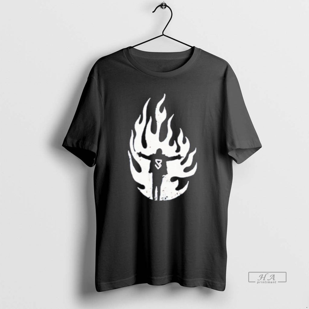 Official Seth Rollins Flames - Adult & Kids T-Shirts, Sweatshirts & Hoodies apparel design preview 1