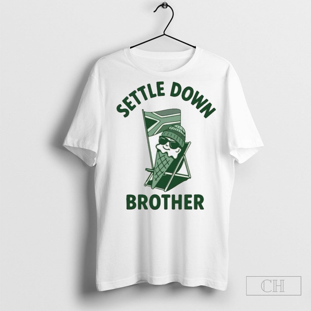 Official Settle Down Brother Cream - Adult & Kids T-Shirts, Sweatshirts & Hoodies apparel design preview 1