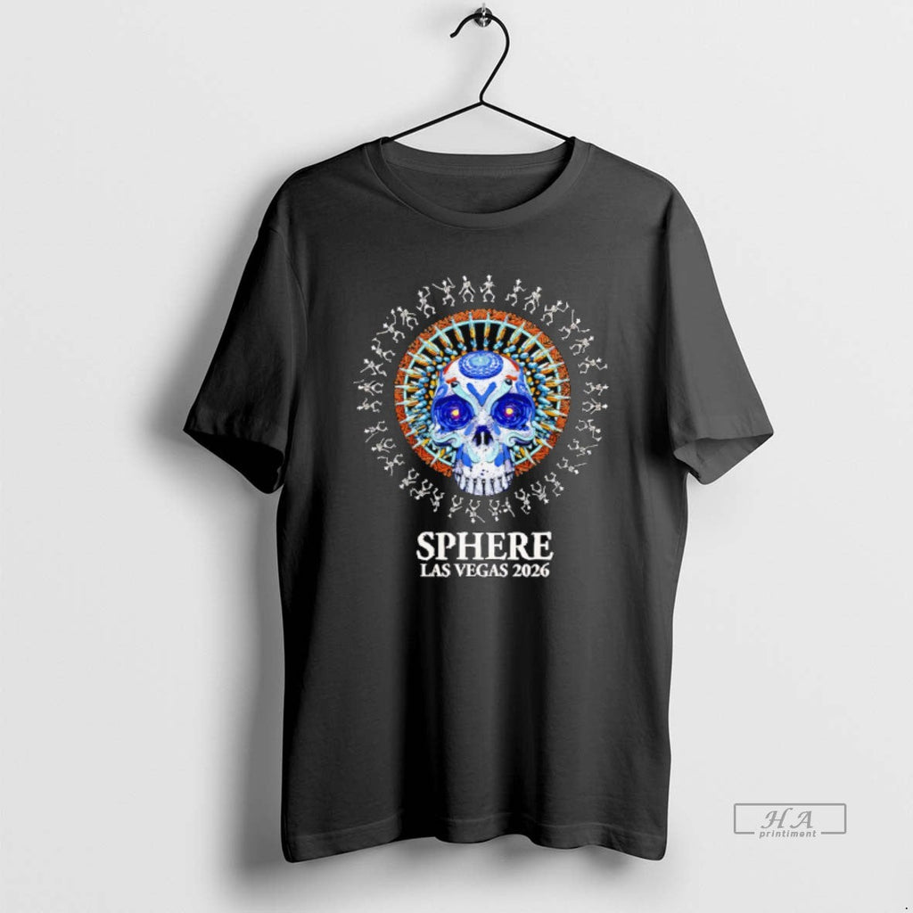 Official Skeleton Day Of The Dead Sphere In Las Vegas - Adult & Kids T-Shirts, Sweatshirts & Hoodies apparel design preview 1