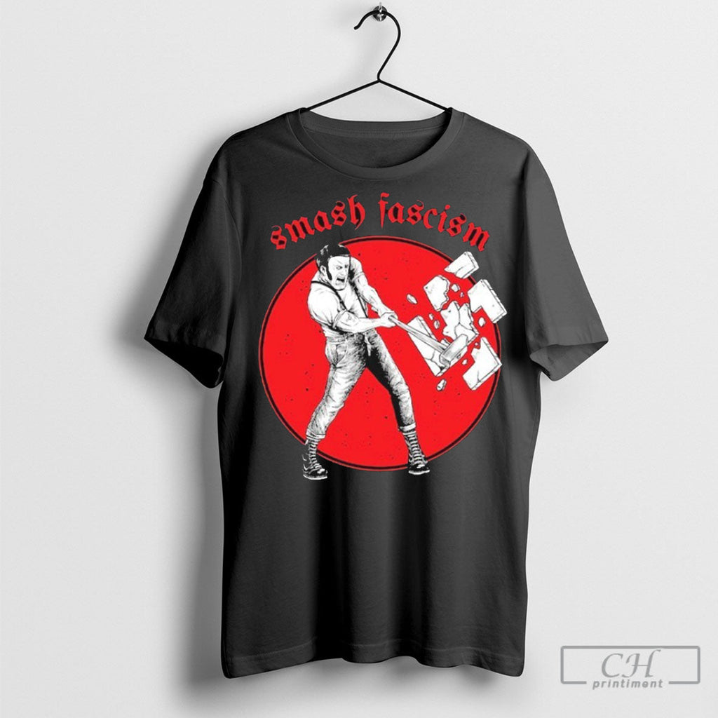 Official Smash Fascism Nazis - Adult & Kids T-Shirts, Sweatshirts & Hoodies apparel design preview 1