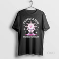 Official Snowman Expect A Few Inches Tonight Funny - Adult & Kids T-Shirts, Sweatshirts & Hoodies apparel design preview 1
