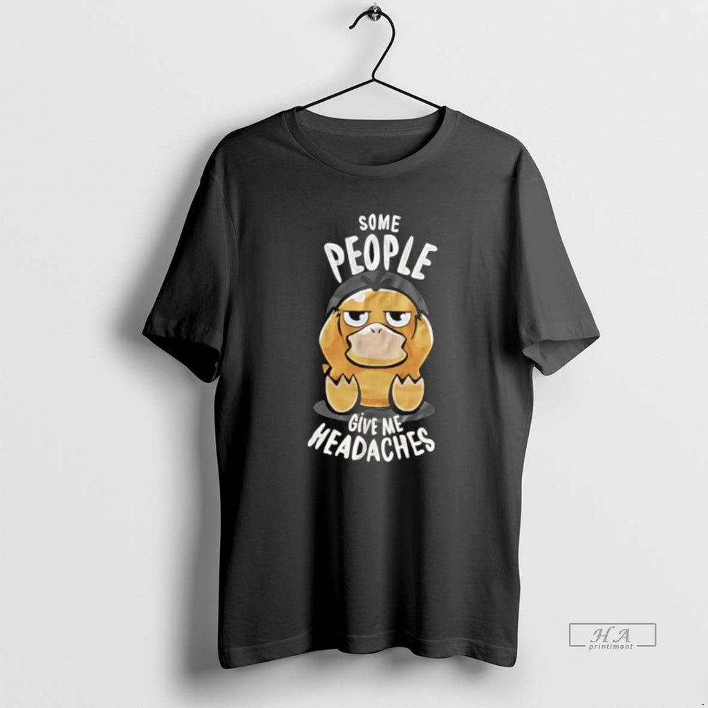 Official Some People Give Ducky Headaches - Adult & Kids T-Shirts, Sweatshirts & Hoodies apparel design preview 1
