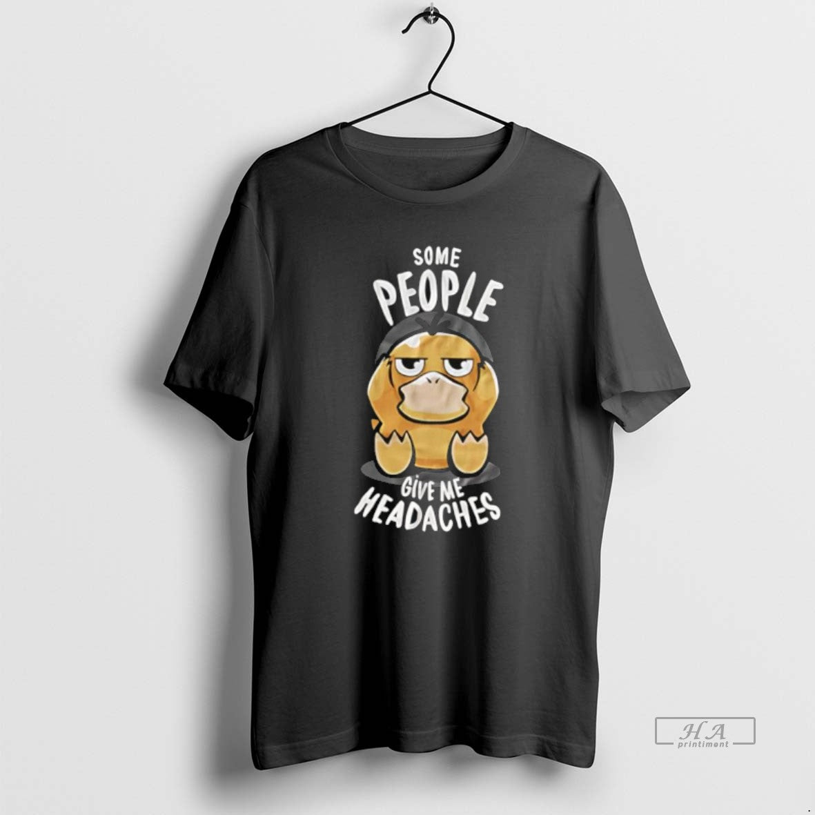 Official Some People Give Ducky Headaches - Adult & Kids T-Shirts, Sweatshirts & Hoodies apparel design preview 1