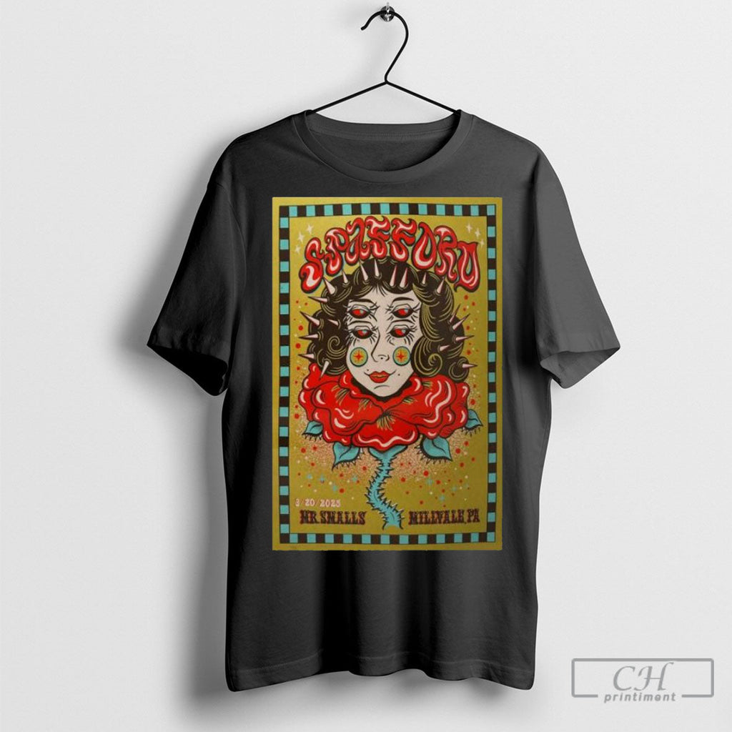 Official Spafford Show Poster March 20 2025 Millvale - Adult & Kids T-Shirts, Sweatshirts & Hoodies apparel design preview 1