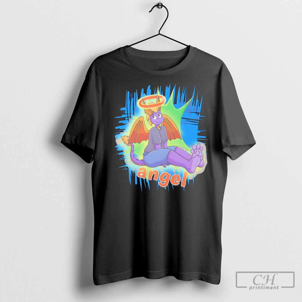 Official Spyro Anthro Angel - Adult & Kids T-Shirts, Sweatshirts & Hoodies apparel design preview 1