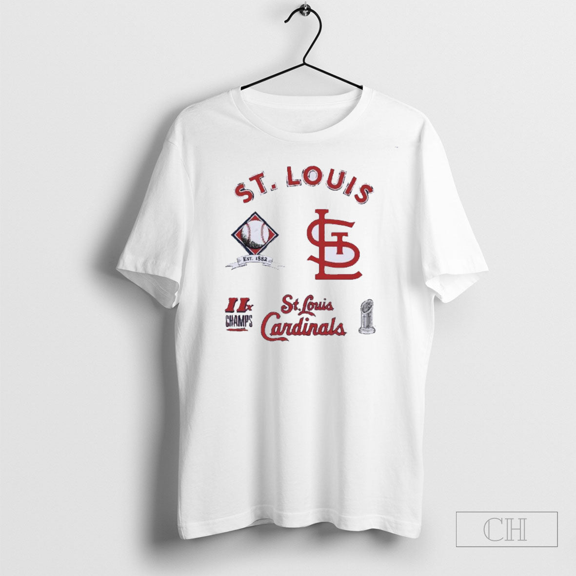 Official St Louis Cardinals Defined 11x Champions - Adult & Kids T-Shirts, Sweatshirts & Hoodies apparel design preview 1