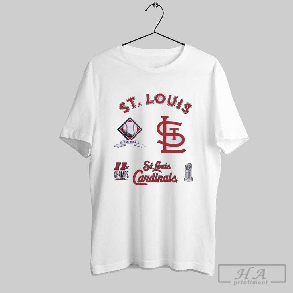 Official St Louis Cardinals Defined 11x Champions - Adult & Kids T-Shirts, Sweatshirts & Hoodies apparel design preview 1