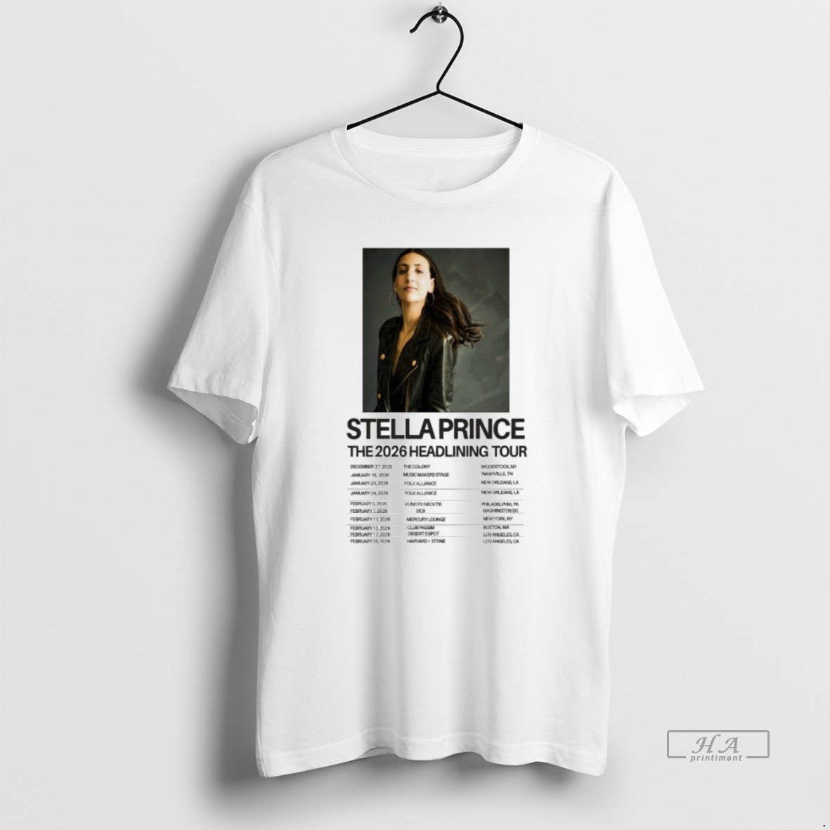 Official Stella Prince 2026 Headlining Tour - Adult & Kids T-Shirts, Sweatshirts & Hoodies apparel design preview 1