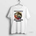 Official Stress Is Caused By Not Fishing Enough Sea - Adult & Kids T-Shirts, Sweatshirts & Hoodies apparel design preview 1