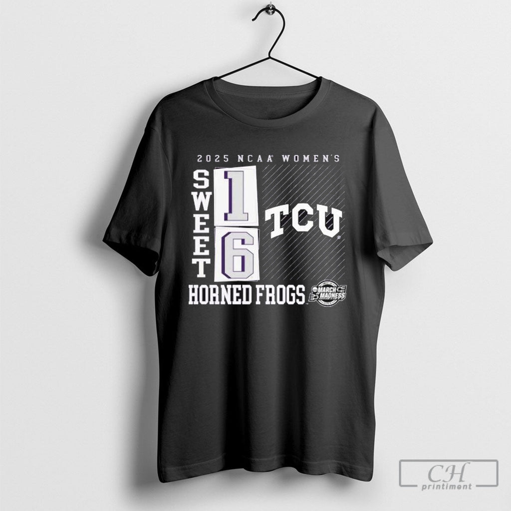 Official Tcu Horned Frogs 2025 Ncaa Division Womens - Adult & Kids T-Shirts, Sweatshirts & Hoodies apparel design preview 1