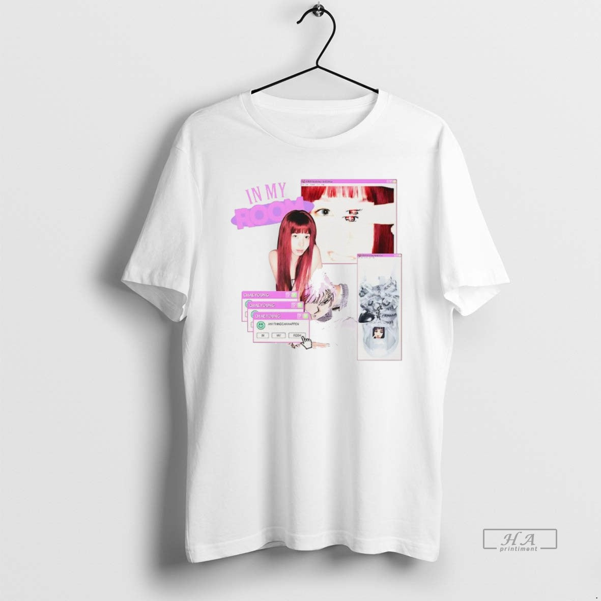 Official Twice Chaeyoung My Room Vintage Music Lover - Adult & Kids T-Shirts, Sweatshirts & Hoodies apparel design preview 1