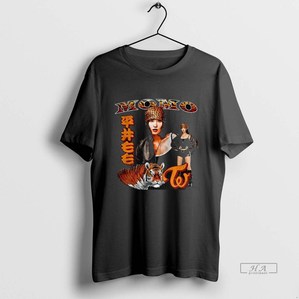 Official Twice Momo Tiger Move Like That Vintage - Adult & Kids T-Shirts, Sweatshirts & Hoodies apparel design preview 1