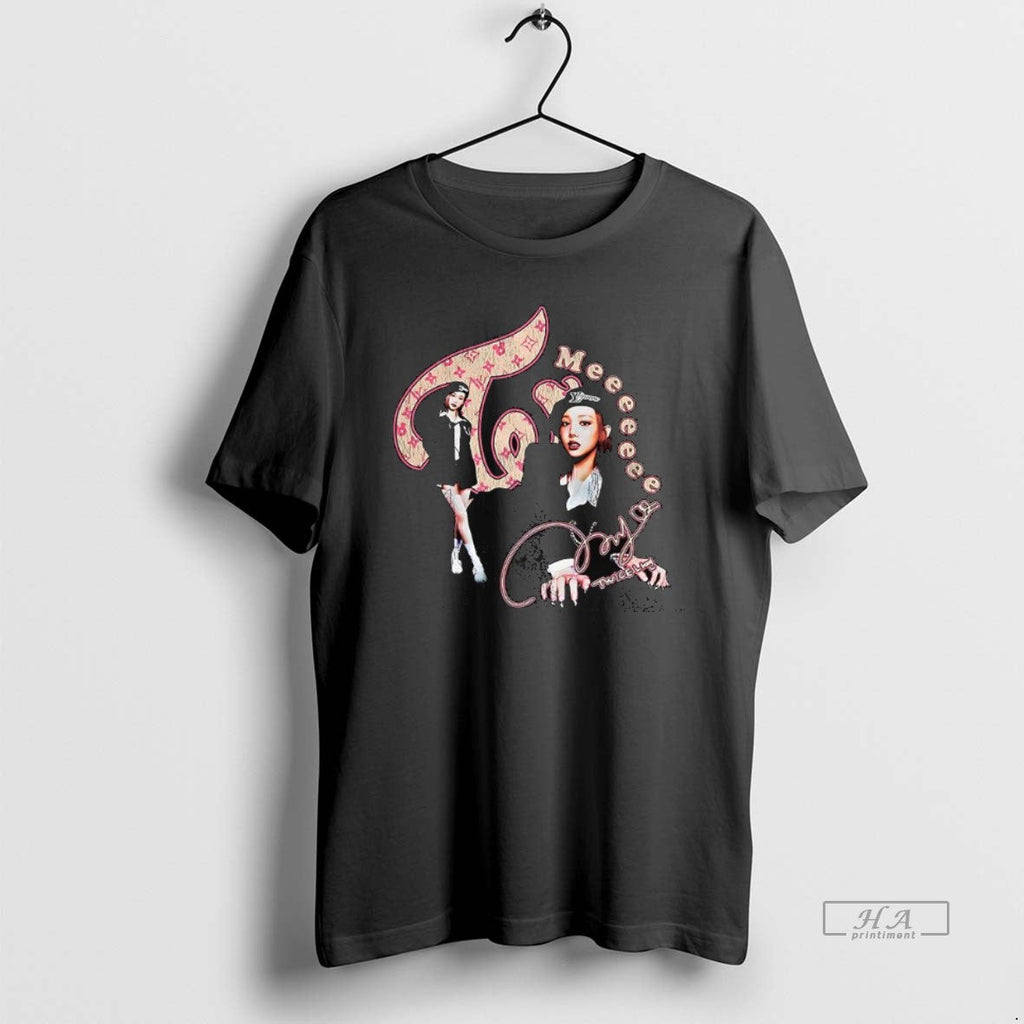 Official Twice Nayeon Meeeee Signature Vintage Music - Adult & Kids T-Shirts, Sweatshirts & Hoodies apparel design preview 1