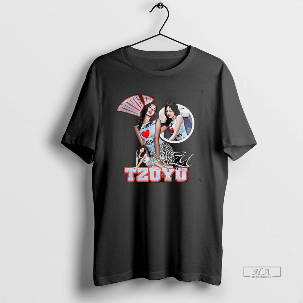 Official Twice Tzuyu Devi Signature Vintage Music - Adult & Kids T-Shirts, Sweatshirts & Hoodies apparel design preview 1
