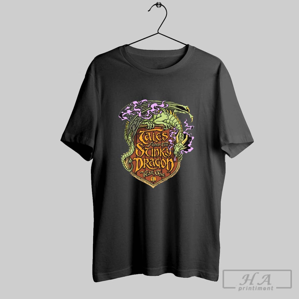 Official Tales From The Stinky Dragon Year One - Adult & Kids T-Shirts, Sweatshirts & Hoodies apparel design preview 1