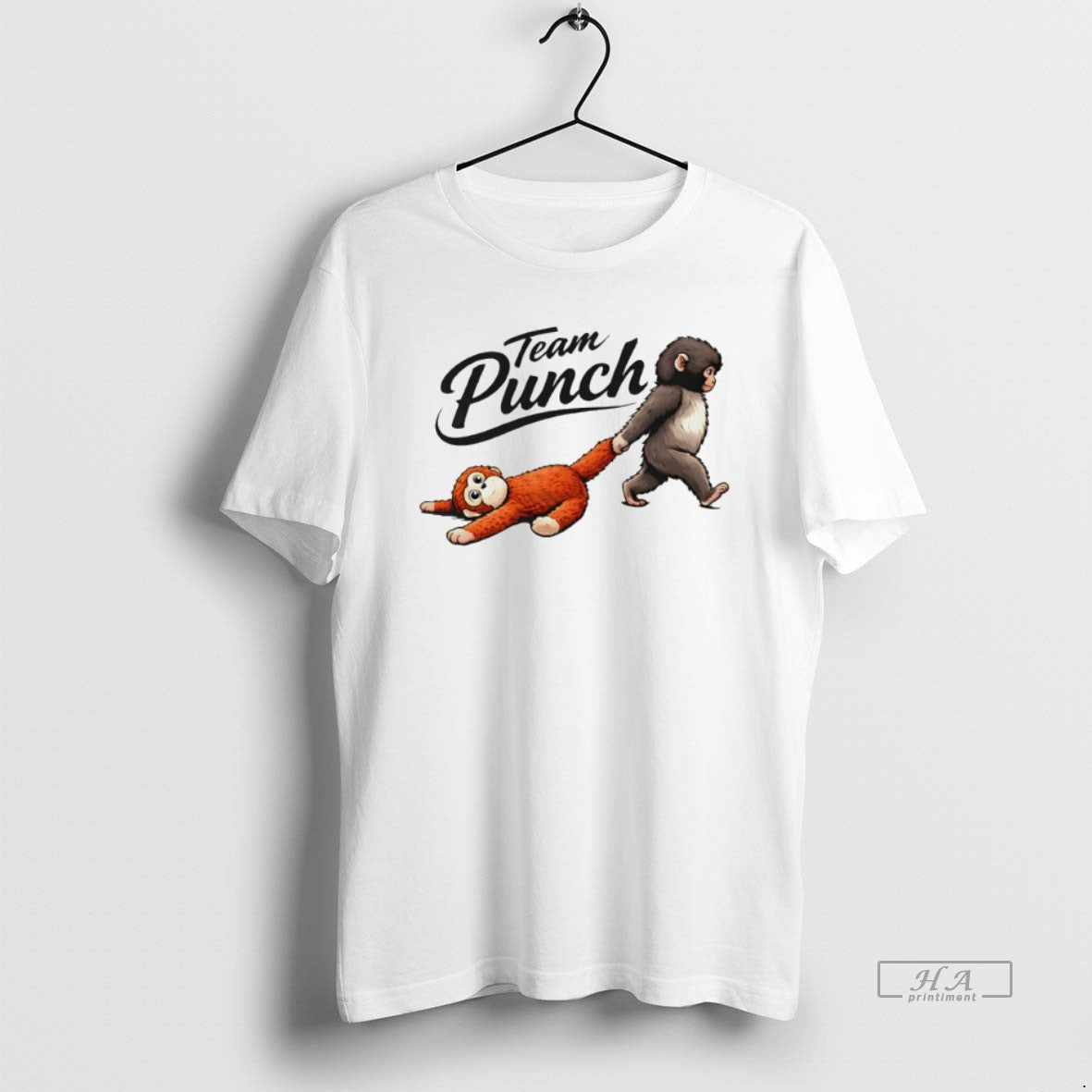 Official Team Punch Dragging Plushie Cartoon - Adult & Kids T-Shirts, Sweatshirts & Hoodies apparel design preview 1