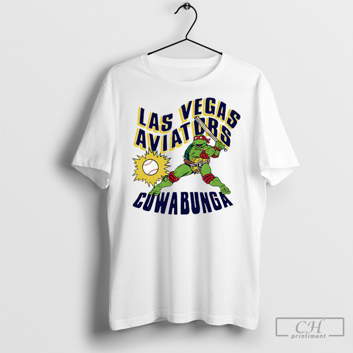 Official Teenage Mutant Ninja Turtle Las Vegas - Adult & Kids T-Shirts, Sweatshirts & Hoodies apparel design preview 1