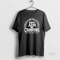 Official Texas Am Aggies Volleyball 2025 National - Adult & Kids T-Shirts, Sweatshirts & Hoodies apparel design preview 1