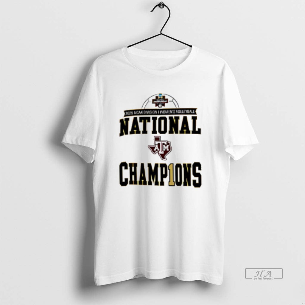 Official Texas Am Aggies Volleyball National - Adult & Kids T-Shirts, Sweatshirts & Hoodies apparel design preview 1