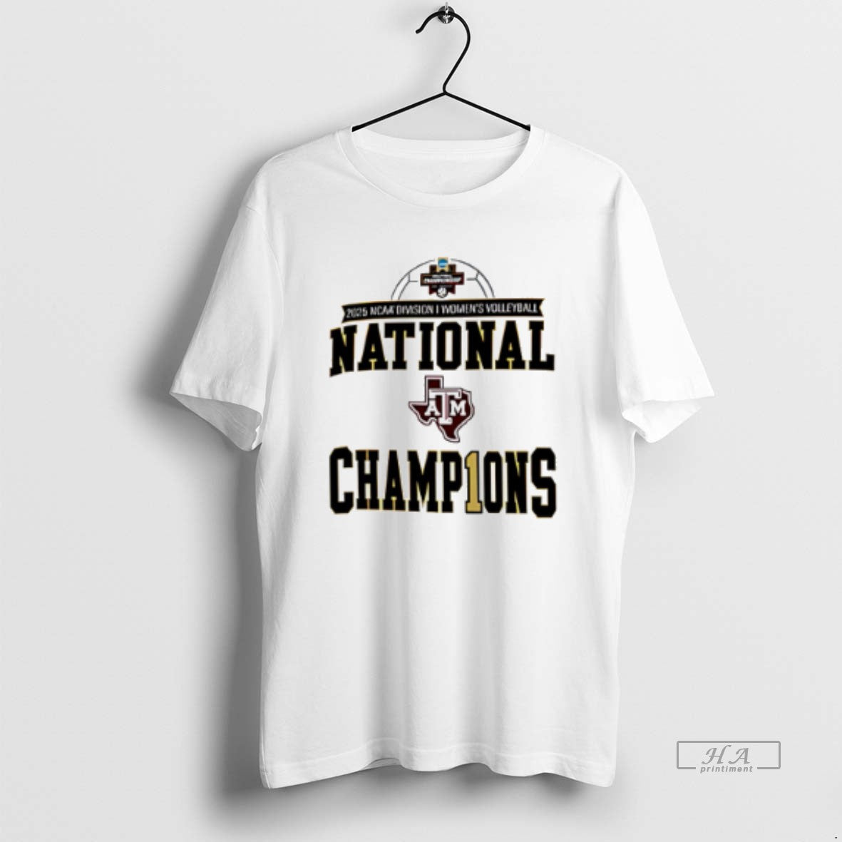 Official Texas Am Aggies Volleyball National - Adult & Kids T-Shirts, Sweatshirts & Hoodies apparel design preview 1