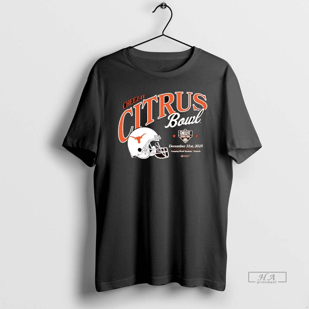 Official Texas Longhorns 2025 Cheez Citrus Bowl - Adult & Kids T-Shirts, Sweatshirts & Hoodies apparel design preview 1