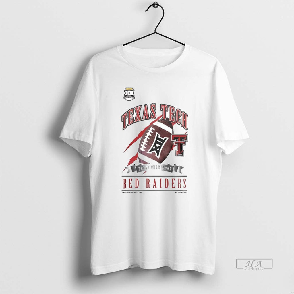 Official Texas Tech Football 2025 Big 12 Championship - Adult & Kids T-Shirts, Sweatshirts & Hoodies apparel design preview 1