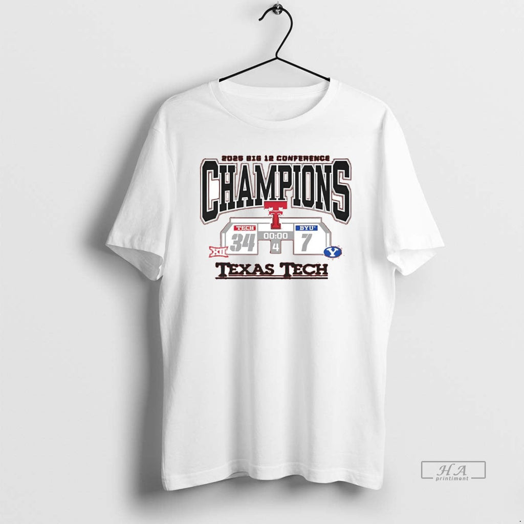 Official Texas Tech Red Raiders Vs Byu Cougars Big 12 - Adult & Kids T-Shirts, Sweatshirts & Hoodies apparel design preview 1