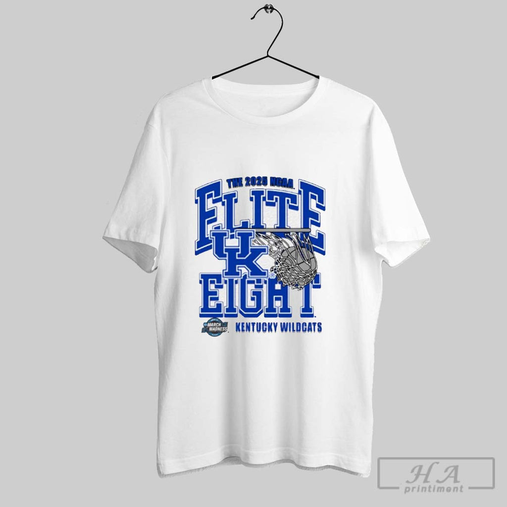 Official The 2025 Ncaa Elite Eight Kentucky Wildcats - Adult & Kids T-Shirts, Sweatshirts & Hoodies apparel design preview 1