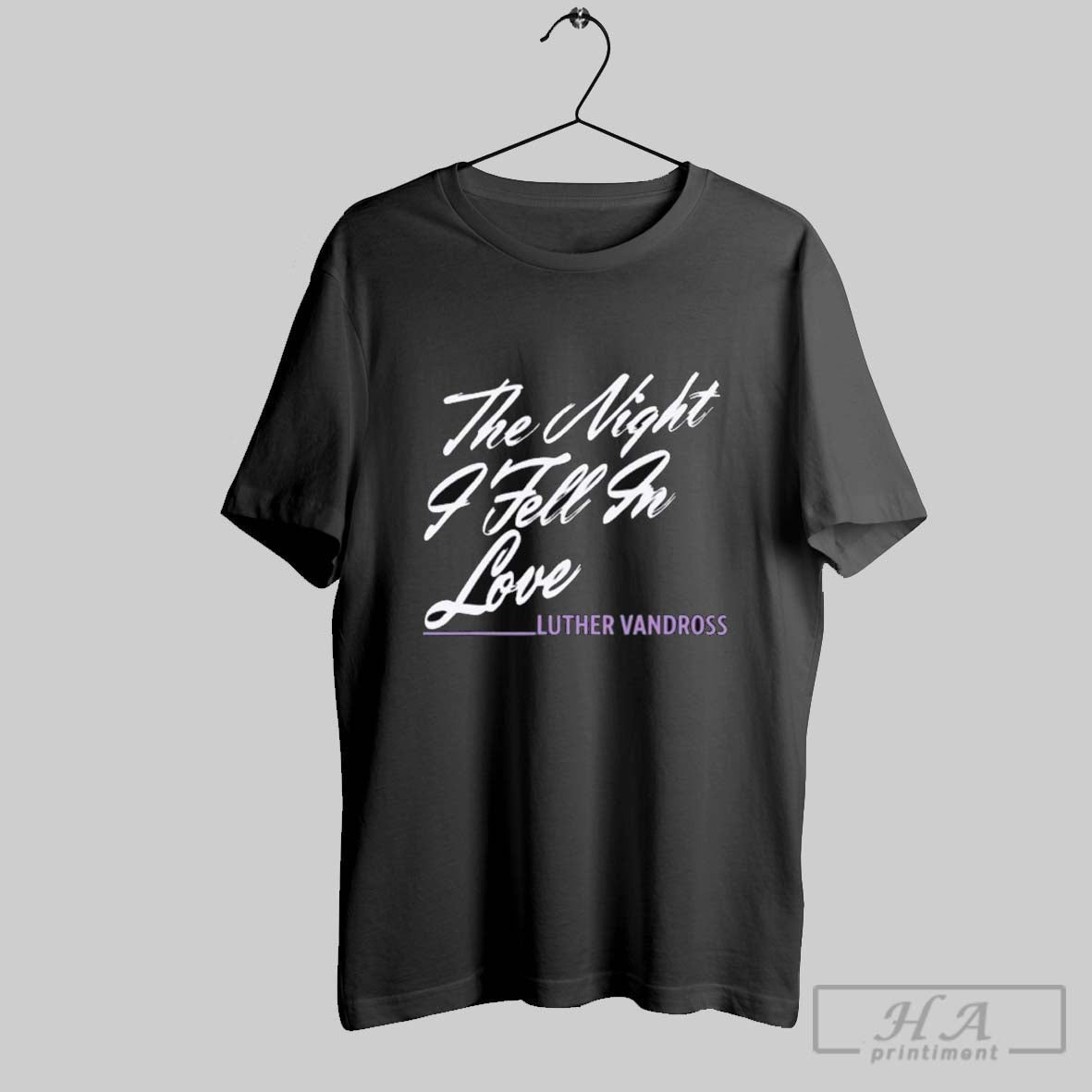 Official The Night I Fell In Love Luther Vandross - Adult & Kids T-Shirts, Sweatshirts & Hoodies apparel design preview 1