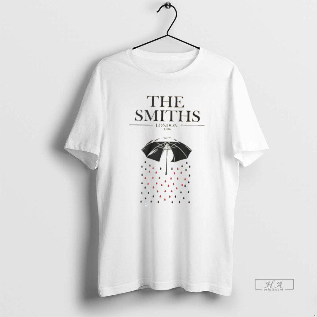 Official The Smiths London 1986 Umbrella Draw - Adult & Kids T-Shirts, Sweatshirts & Hoodies apparel design preview 1