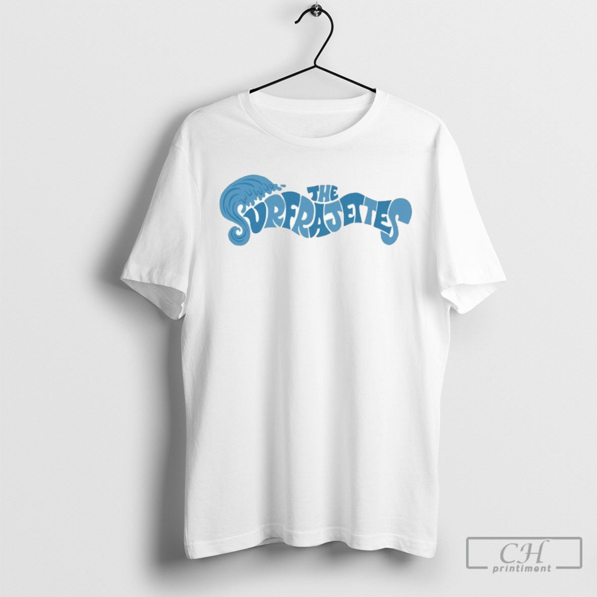 Official The Surfrajettes Wave Logo - Adult & Kids T-Shirts, Sweatshirts & Hoodies apparel design preview 1
