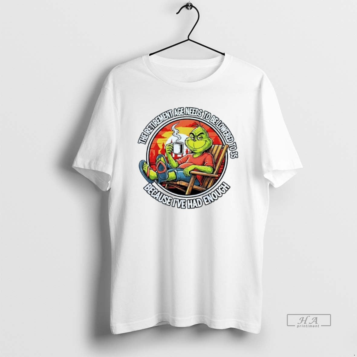 Official Retirement Age Needs Be Lowered 35 Because - Adult & Kids T-Shirts, Sweatshirts & Hoodies apparel design preview 1