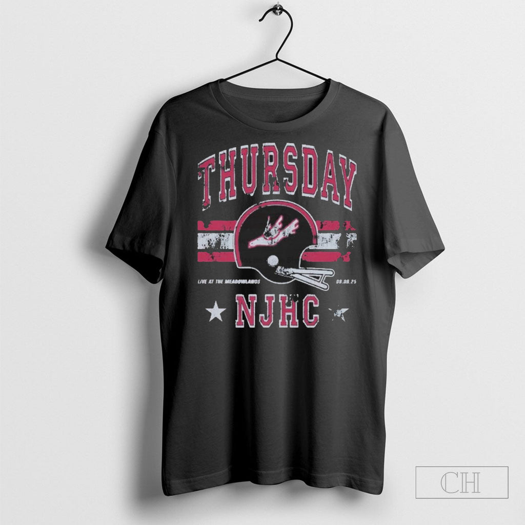 Official Thursday Njhc East Rutherford Nj August 09 - Adult & Kids T-Shirts, Sweatshirts & Hoodies apparel design preview 1