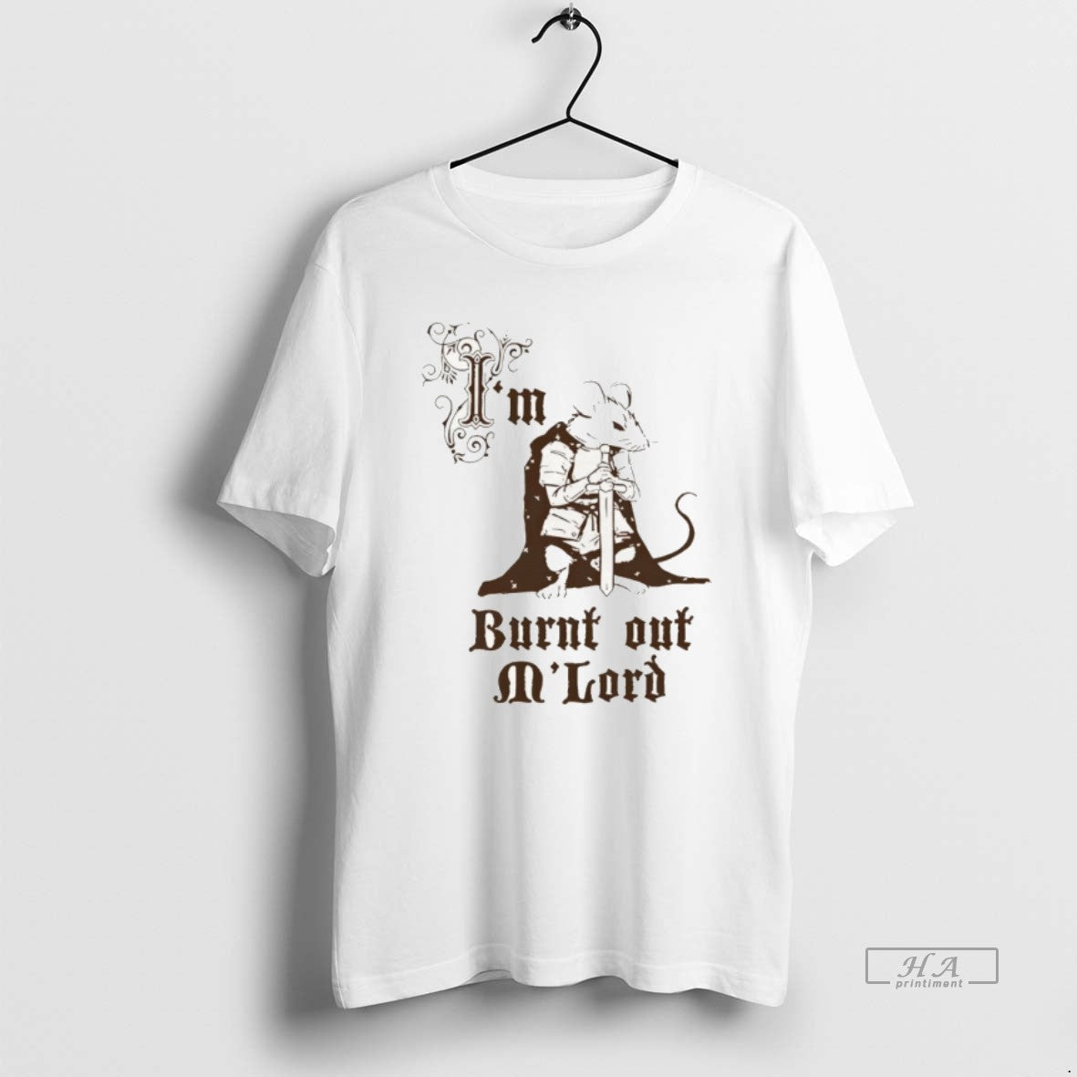 Official Tired Mouse Im Burnt Out Mlord - Adult & Kids T-Shirts, Sweatshirts & Hoodies apparel design preview 1