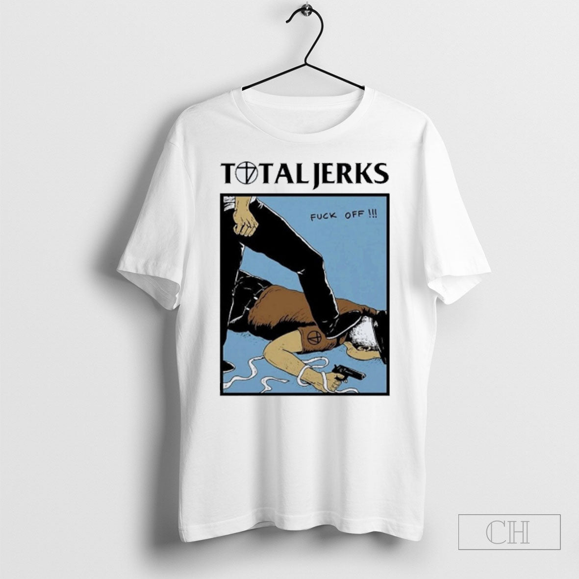 Official Total Jerks Fuck Off - Adult & Kids T-Shirts, Sweatshirts & Hoodies apparel design preview 1