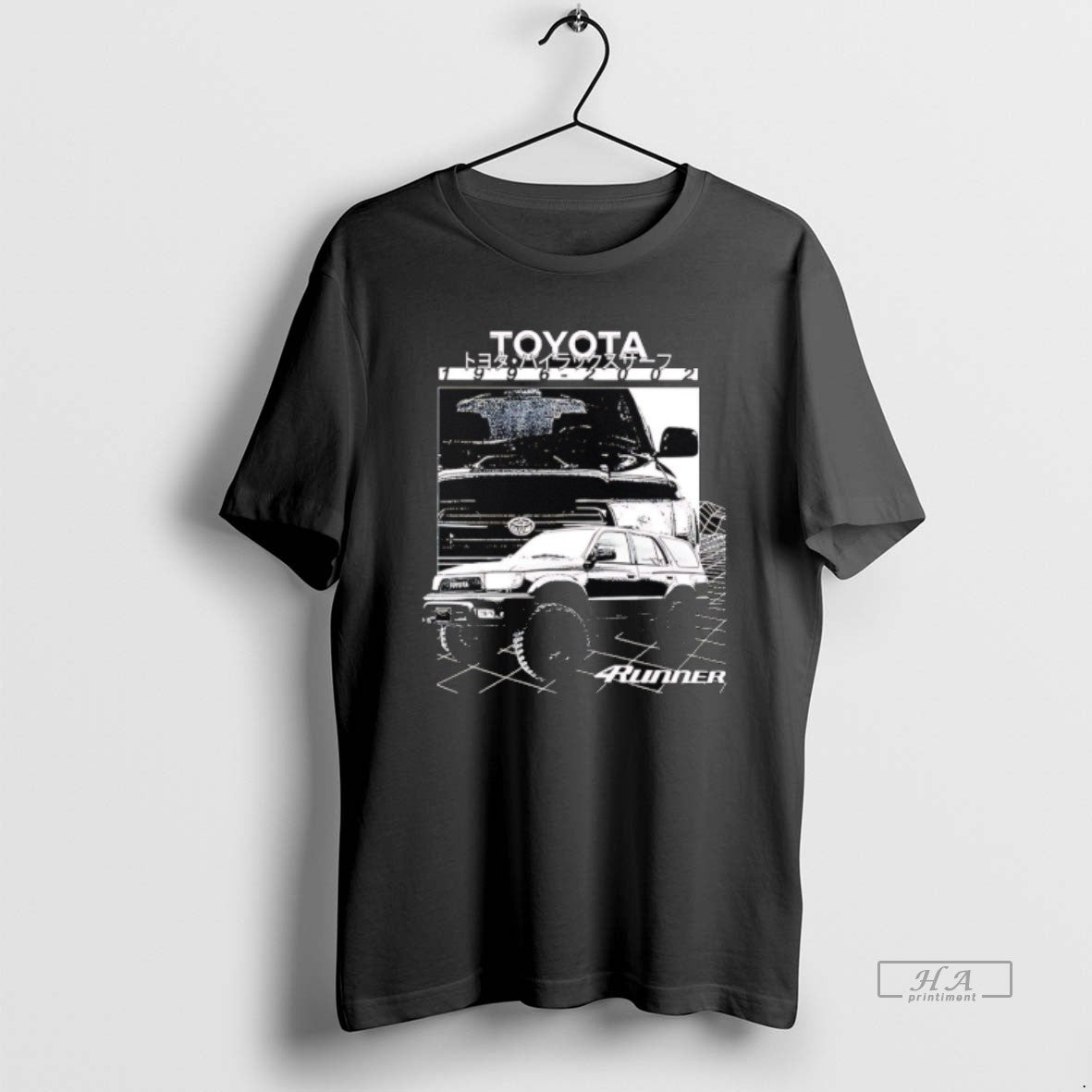 Official Toyota 4runner Hilux Surf 1996 2002 Graphic - Adult & Kids T-Shirts, Sweatshirts & Hoodies apparel design preview 1