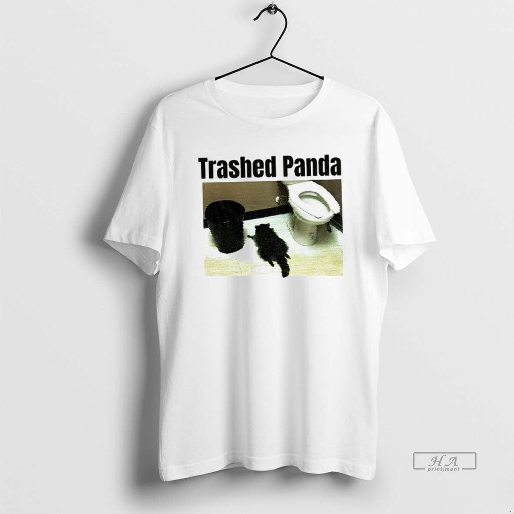 Official Trashed Panda Funny Drunk Racoon Photo - Adult & Kids T-Shirts, Sweatshirts & Hoodies apparel design preview 1