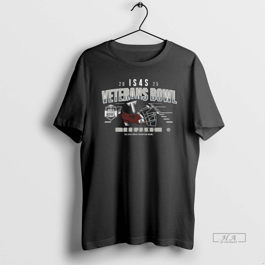 Official Troy Trojans 2025 Veterans Bowl Helmet Bound - Adult & Kids T-Shirts, Sweatshirts & Hoodies apparel design preview 1