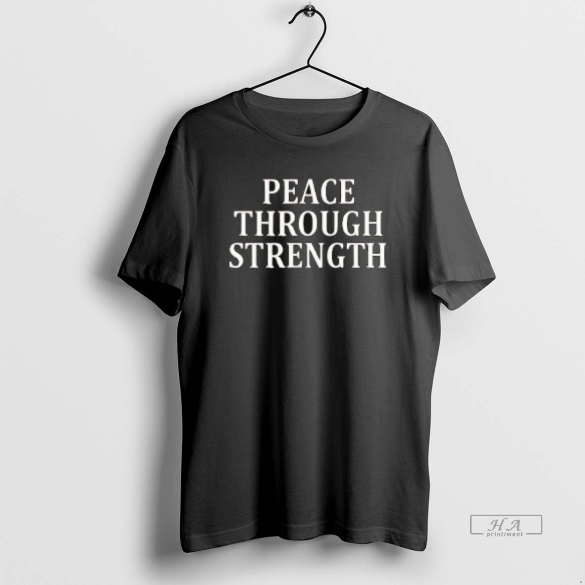 Official Trump Peace Through Strength - Adult & Kids T-Shirts, Sweatshirts & Hoodies apparel design preview 1