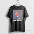 Official Trump Middle Finger Deal With It Meme - Adult & Kids T-Shirts, Sweatshirts & Hoodies apparel design preview 1