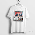 Official Trump Wins Gold New York Post Cover - Adult & Kids T-Shirts, Sweatshirts & Hoodies apparel design preview 1