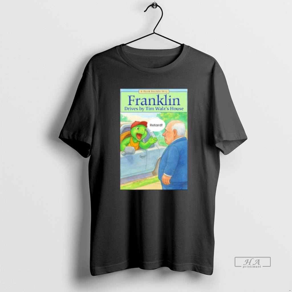 Official Turtle Franklin Drives Tim Walzs House Pete - Adult & Kids T-Shirts, Sweatshirts & Hoodies apparel design preview 1