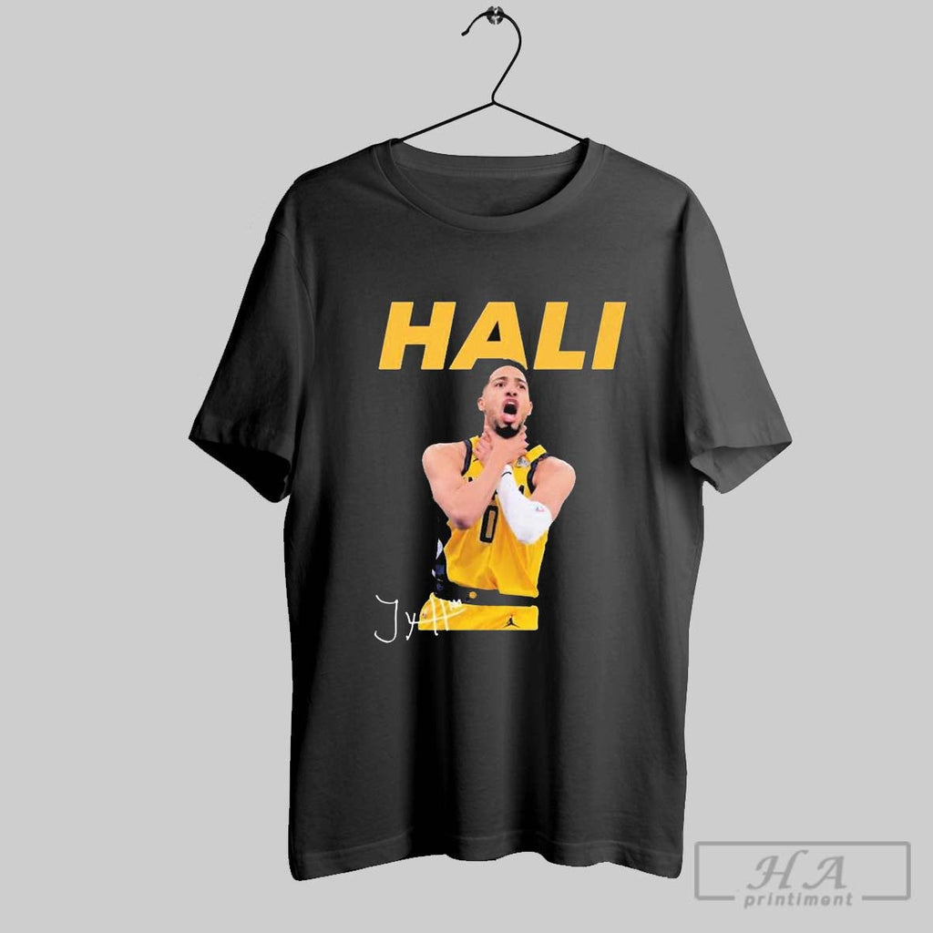 Official Tyrese Haliburton Choke Hali Signature - Adult & Kids T-Shirts, Sweatshirts & Hoodies apparel design preview 1